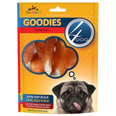 4DOG GOODIES CHICKEN LEG 100GR