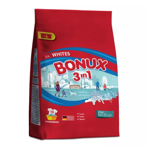 BONUX 3IN1 MANUAL WHITE ICE FRESH 900G