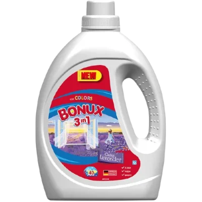 BONUX DETERGENT LICHID 3IN1 COLORS LAVANDA 2.2L
