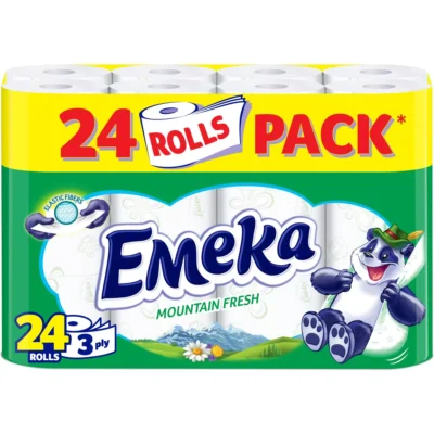 Emeka hartie igienica mountain fresh 3str 24role