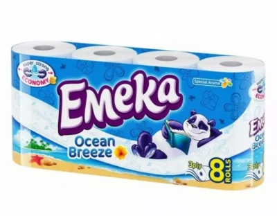  Emeka hartie igienica ocean breeze 3str 4role