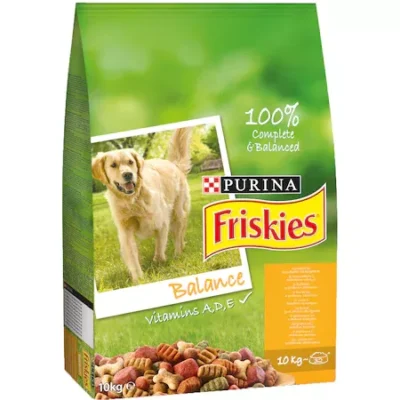 FRISKIES 5PROMISES BALANCE HRANA CAINI ADULTI PUI/VITA/LEGUME 10KG