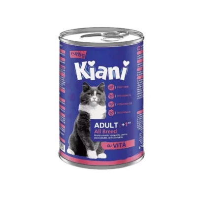 KIANI HRANA UMEDA PISICI VITA CONSERVA 415GR