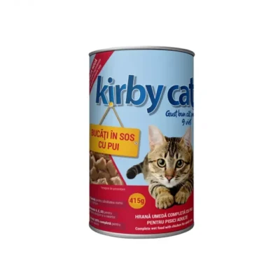 KIRBY HRANA PISICI ADULTE PUI IN SOS CONSERVA 415GR