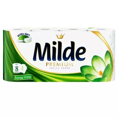  Milde hartie igienica energy green 3str 8 role