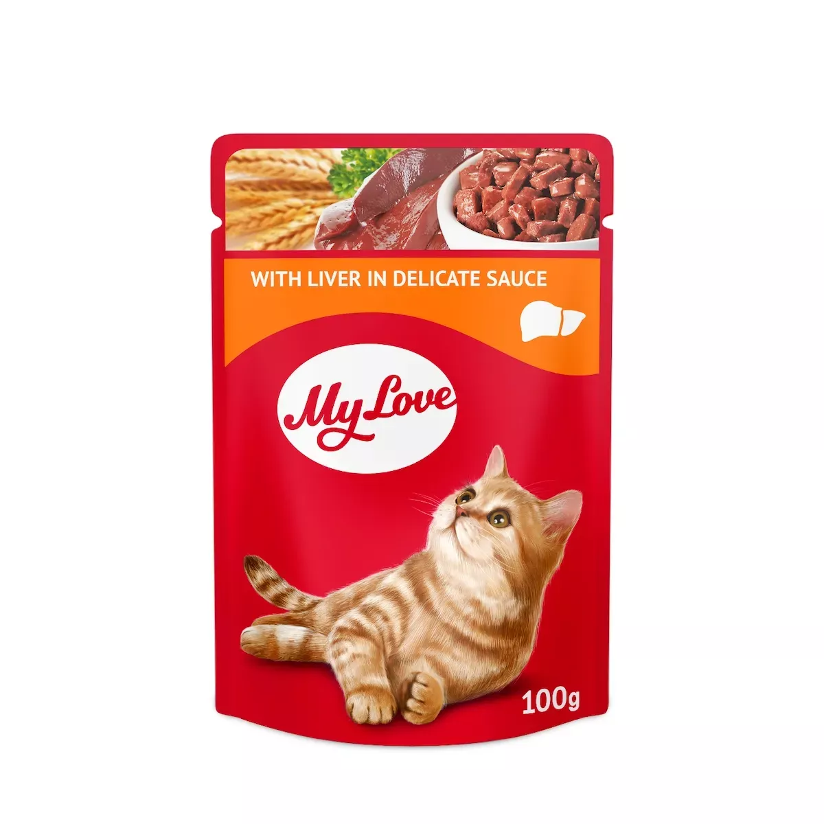 MY LOVE HRANA UMEDA PISICI ADULTE FICAT IN SOS PLIC 100GR