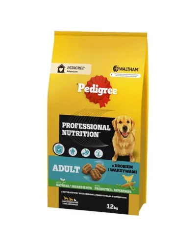 PEDIGREE HRANA CAINI ADULT PUI&LEGUME 12KG
