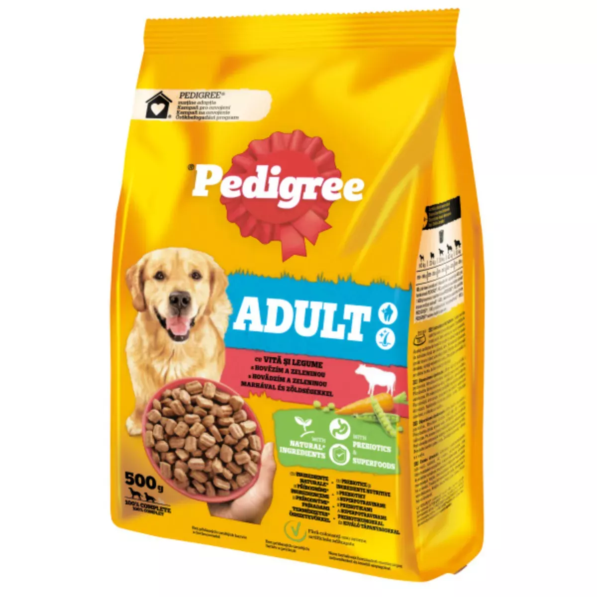 PEDIGREE HRANA CAINI ADULTI VITA&LEGUME 500G