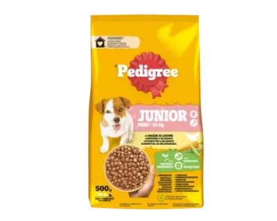 PEDIGREE HRANA CAINI JUNIOR MINI PASARE&LEGUME 500G