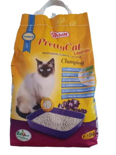 PRETTY NISIP PENTRU PISICI LAVANDA 5KG