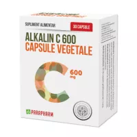 Alkalin C 600 - capsule vegetale, 30 cp