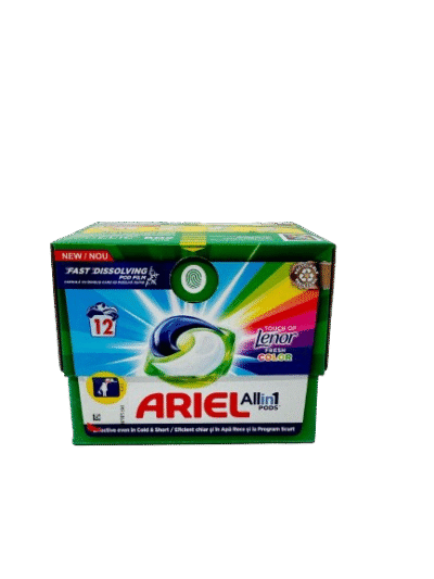 ARIEL DETERGENT CAPSULE LENOR COLOR 12BUC ECO BOX