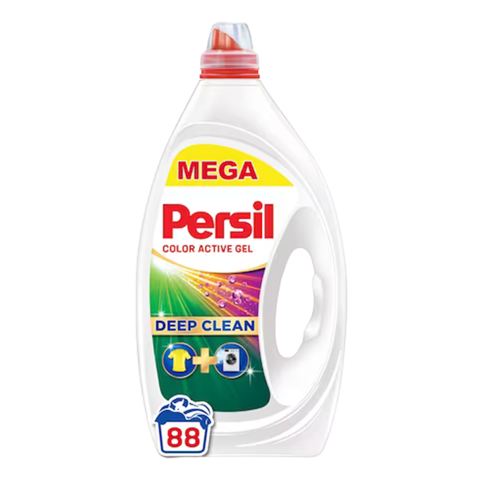 PERSIL DETERGENT LICHID MEGA ACTIVE GEL COLOR 88 SPALARI 3.96L