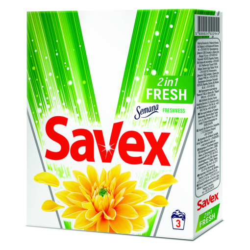 SAVEX DETERGENT AUTOMAT 2IN1 FRESH 300GR