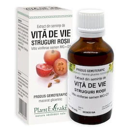 STRUGURI ROȘII - Extract din seminţe de Viță de vie - Vitis viniferae semen MG=D1