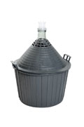 Damigeana 10 L + coș PVC