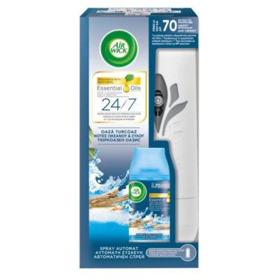 Air Wick Odorizant Aparat+rezerva Oaza Turcoaz 250ml