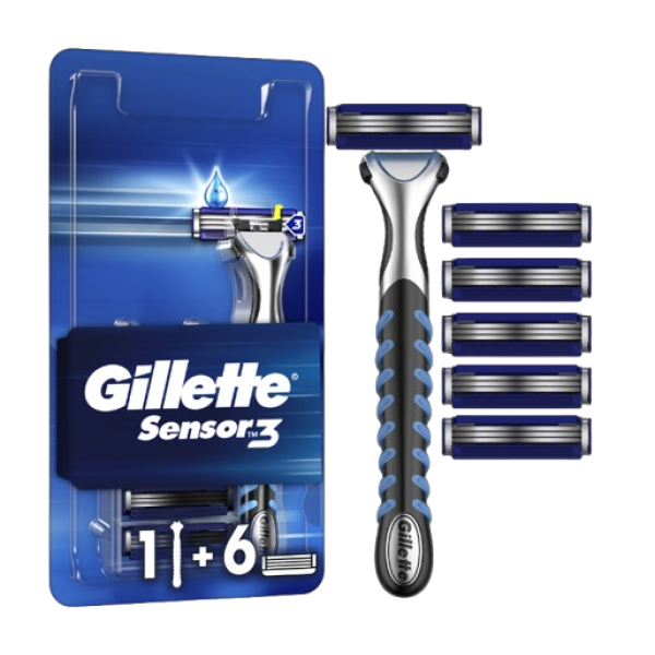 Gillette Aparat Sensor3+6rezerve
