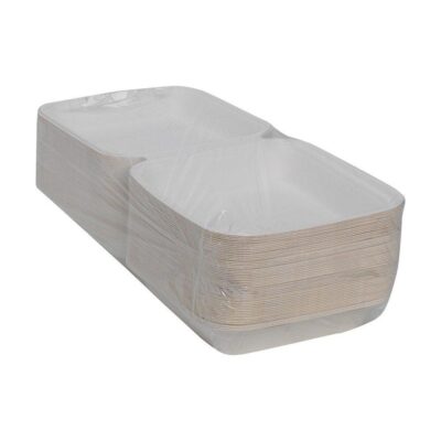 Alufix Caserole Patrate Biodegradabile Meniu 25buc/set