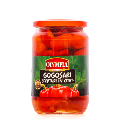 OLYMPIA Gogosari Sferturi in Otet 660 g
