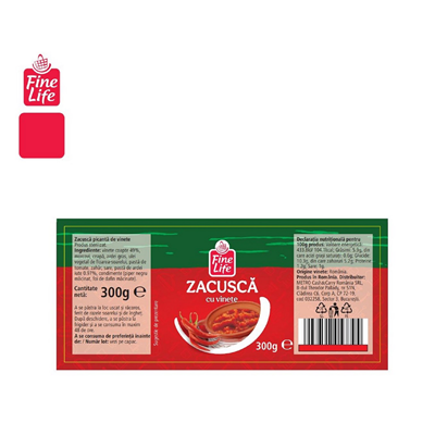 Fine Life Zacusca Picanta 300 g