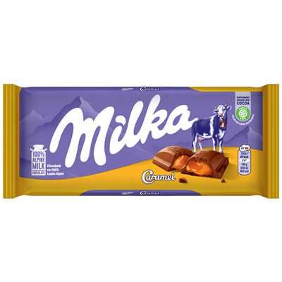 Milka Ciocolata Crema Caramel 100 g